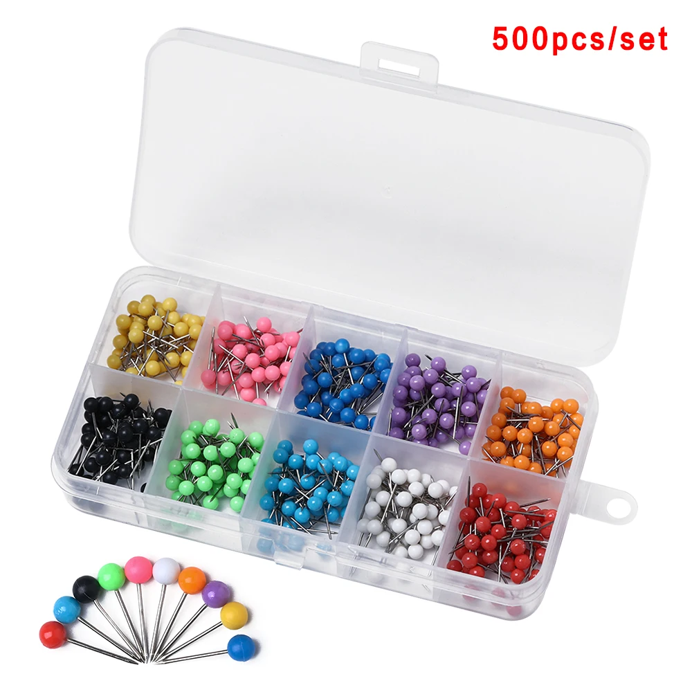 หมุดกดติดผนังหลากสี500ชิ้น/เซ็ - Office Furniture Online บทวิจารณ์และราคา