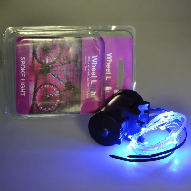 New! IP65 Bicycle Light LED Wheel Light LED Copper Wire For Bike Decoration Colorful For Cycling Waterproof Novelty Lighting