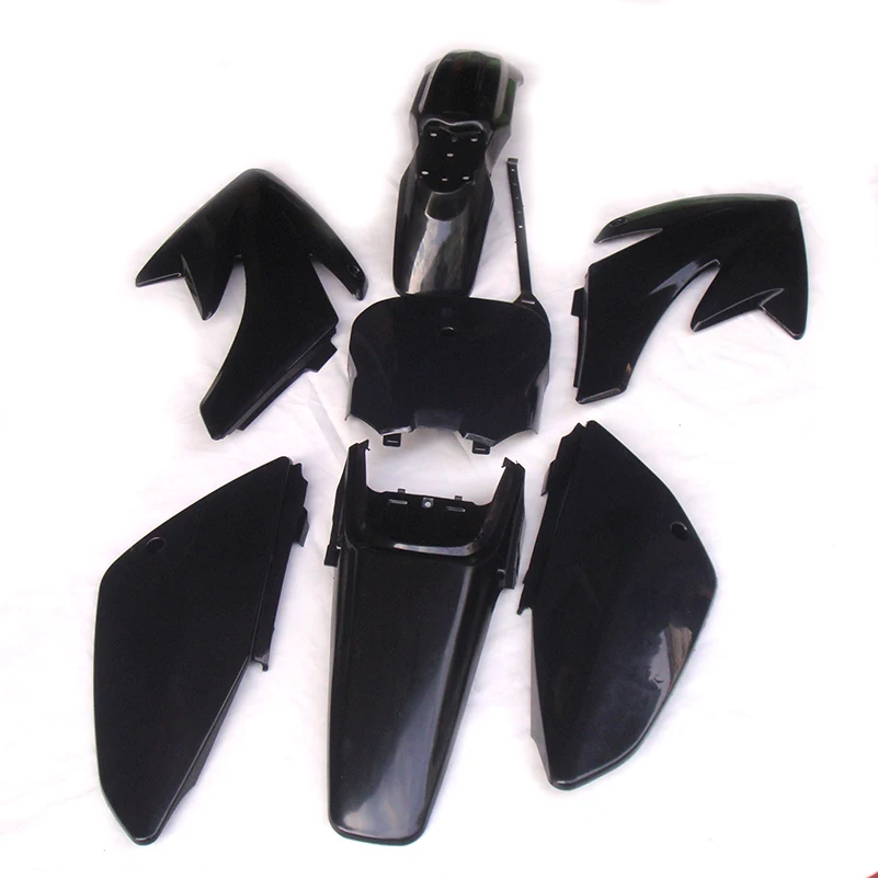 Plastic covers Plastic kits Fairing CRF70 Pit Bike Procket Bike Xmotos Baja DR50 49 50cc 70 90 110 New PP4 Black