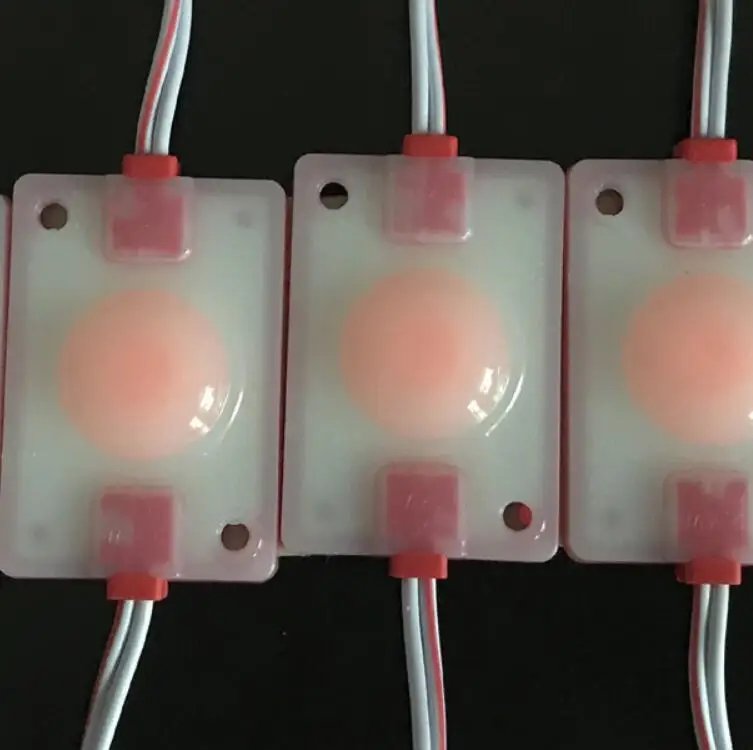 Super Bright COB LED Module Light Strip Lamp Tape 9 Chips 12V 2W Injection Milky Cover IP65 Waterproof