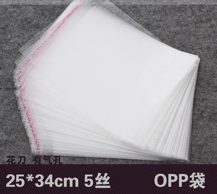 Transparent opp bag with self adhesive seal packing plastic bags clear package plastic opp bag for gift OP01 5000pcs