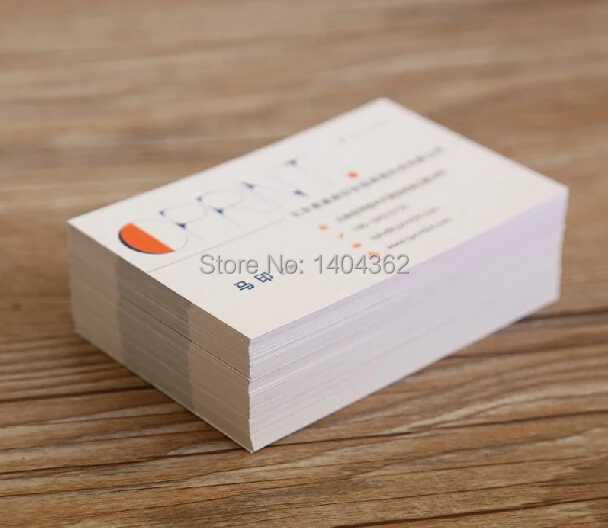 custom business cards business card printing visit card top quality 300g paper business card free design 500 pcs/lot