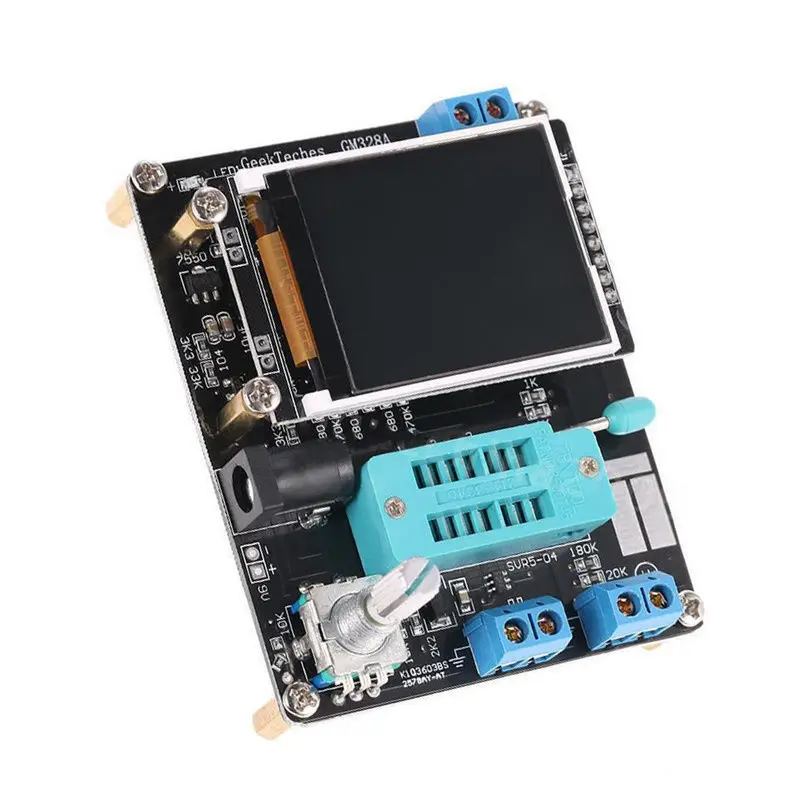 GM328 Mega328 Transistor Tester LCR Diode Capacitance ESR Voltage Frequency meter PWM Square wave Frequency Signal Generator