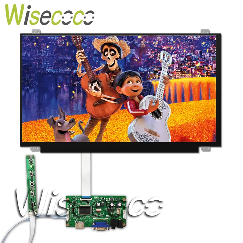 

Wisecoco 15.6 inch TFT LCD Screen 1920x1080 Edp 30pins Driver Board For PC Laptop Mac Switch Xbox Ps4 Gaming Display Secondary