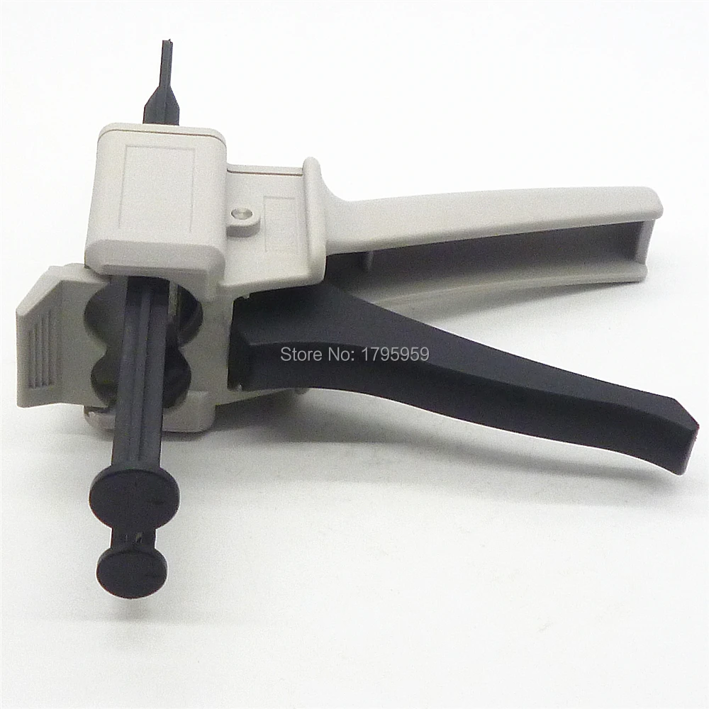 50ml AB Epoxy Glue Gun Manual Applicator Gun 1:2 Glue Adhensive Caulking Gun Tool for 50ml 1:1 1:2 Square Type-Back Type AB Glue