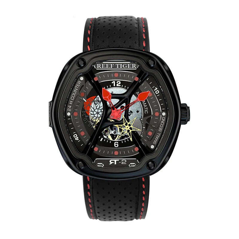 Reef Tiger Aurora Serier RGA90S7 Men Casual Fashion Concept Automatic Mechanical Wrist Watch