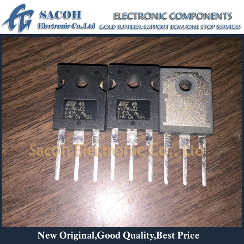 

New Original 5Pcs/Lot STW13NK60Z W13NK60Z 13NK60 TO-247 13A 600V Power MOSFET Transistor