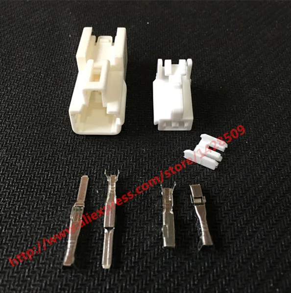 1 Set 2 Pin PA66 Female Male Auto Wire Harness Connector Auto Light ABS Sensor Connector