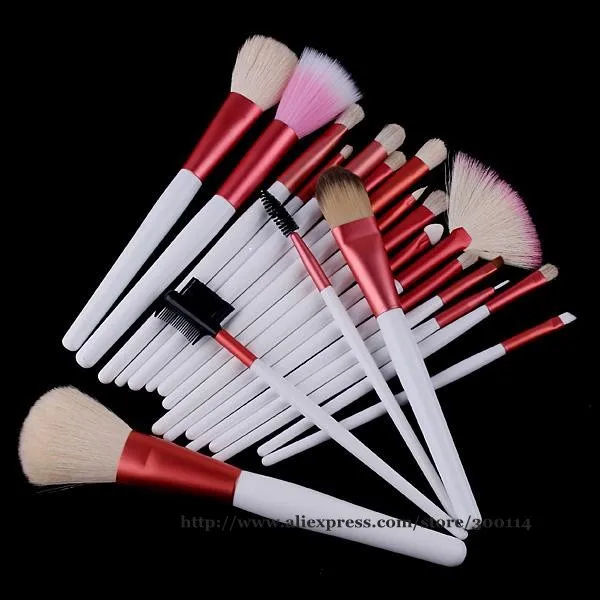 Wholesales excellent pink professional Makeup Brushes sets 20 pcs eyeshadow powder brush kit 10sets/lot free EMS/DHL shipping