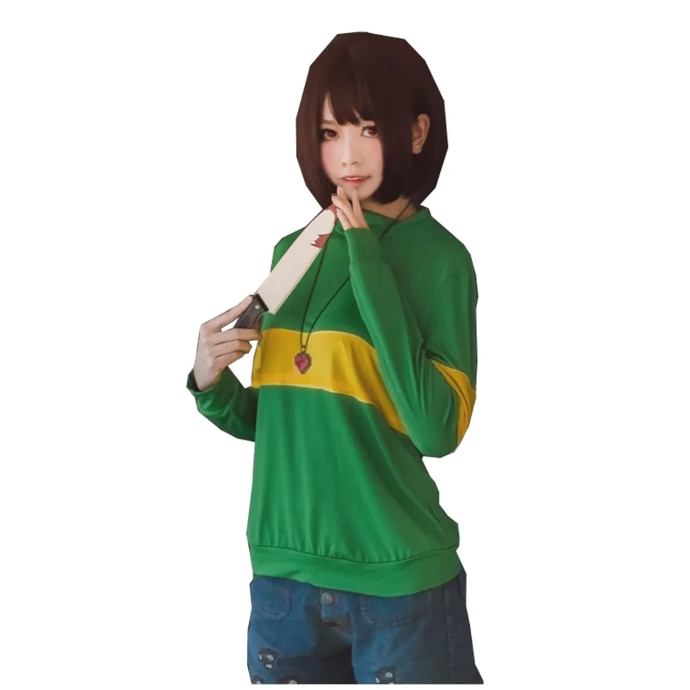 2024 Cosplay Undertale Frisk Chara Coat Hoodies Kid kiddo Costumes Sweatshirts Flowey Asriel Asgore Clothes