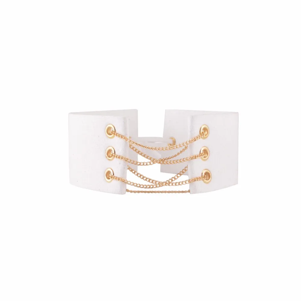 2019 New Arrival Gothic Velvet Leather Choker Necklace Sexy Wrap Tie Up Lace Up Chokers for Lady Statement Necklace Jewelry Gift image 6