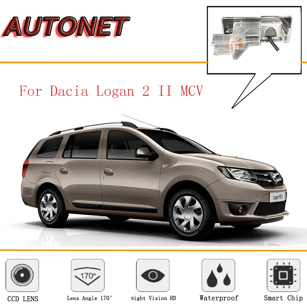 AUTONET Rear View camera For Dacia Logan2 II MCV II 2013~2018/Night Vision/CCD/Reverse Camera/Backup Camera/license plate camera