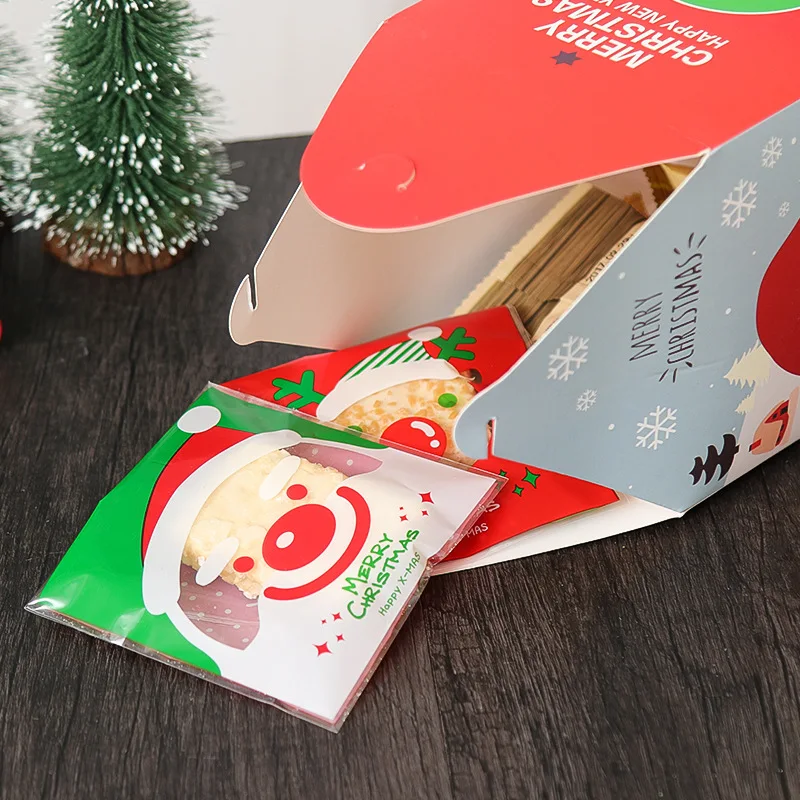 20 قطعة عيد ميلاد سعيد صندوق ملون حقيبة هدية عيد الميلاد صندوق مع الشريط القوس صندوق ورقي هدية حاوية الحقائب المورد #5