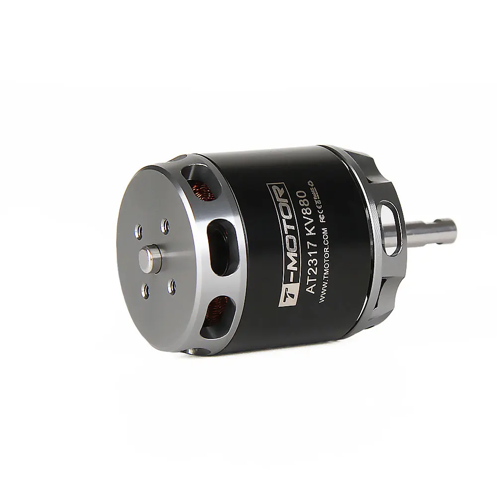 T-MOTOR AT2317 Long Shaft KV880 1400KV KV1250 brushless motor for Hybrid Vertical Take-off Landing UAV