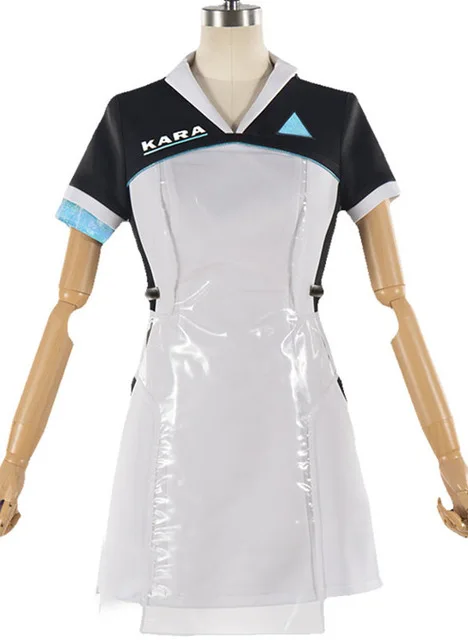 Game Detroit: Become Human Connor RK800 Agent Suit KARA Cosplay Costume Code AX400 Agent Outfit Girls Cute Dress jacket full set