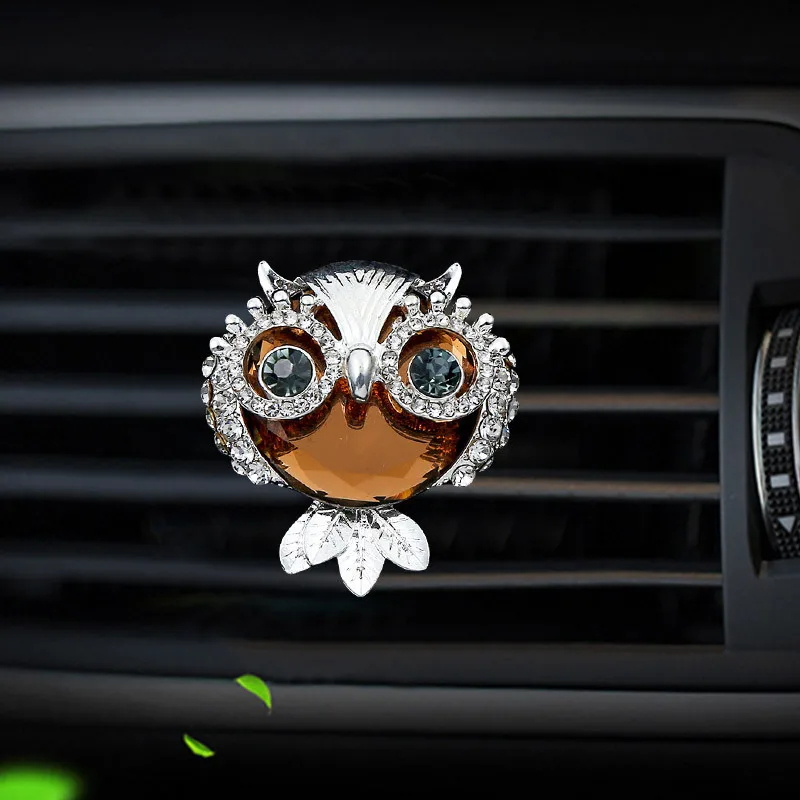 Owl Style car air freshener perfume bottle diffuser   in the car auto Air conditioner outlet vent air Perfume clip