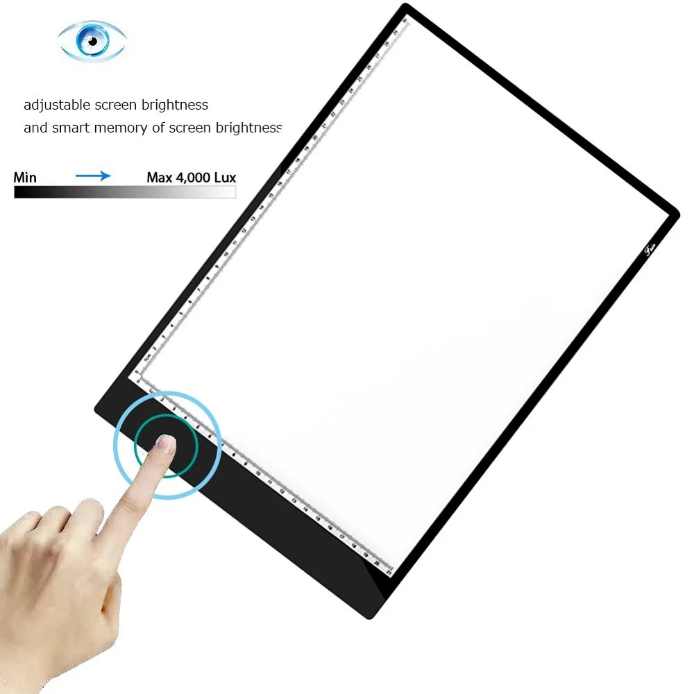 LED Light Pad A4 Drawing Tablet Graphic Writing Digital Tracer Copy Pad Board for Diamond Painting Sketch Dropshipping Wholesale