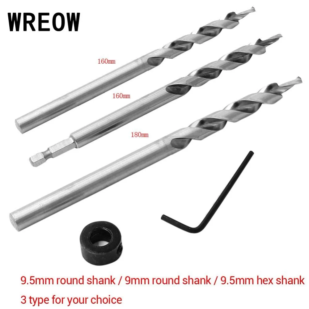 New HSS Woodworking Twist Step Cone Drill Bit Oblique Hole Saw Locator Wood Tool Accessories For pocket hole guides 9mm 9.5mm