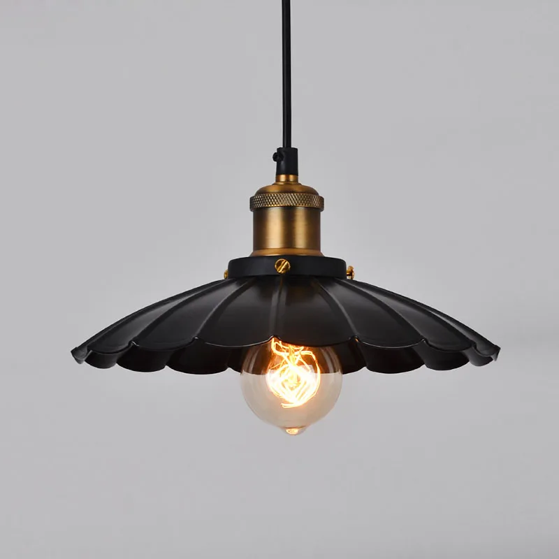 

Nordic Modern Brief Vintage Country Industrial Loft Iron Edison Pendant Lamp Warehouse Dinning Room Home Decor Lighting Fixture