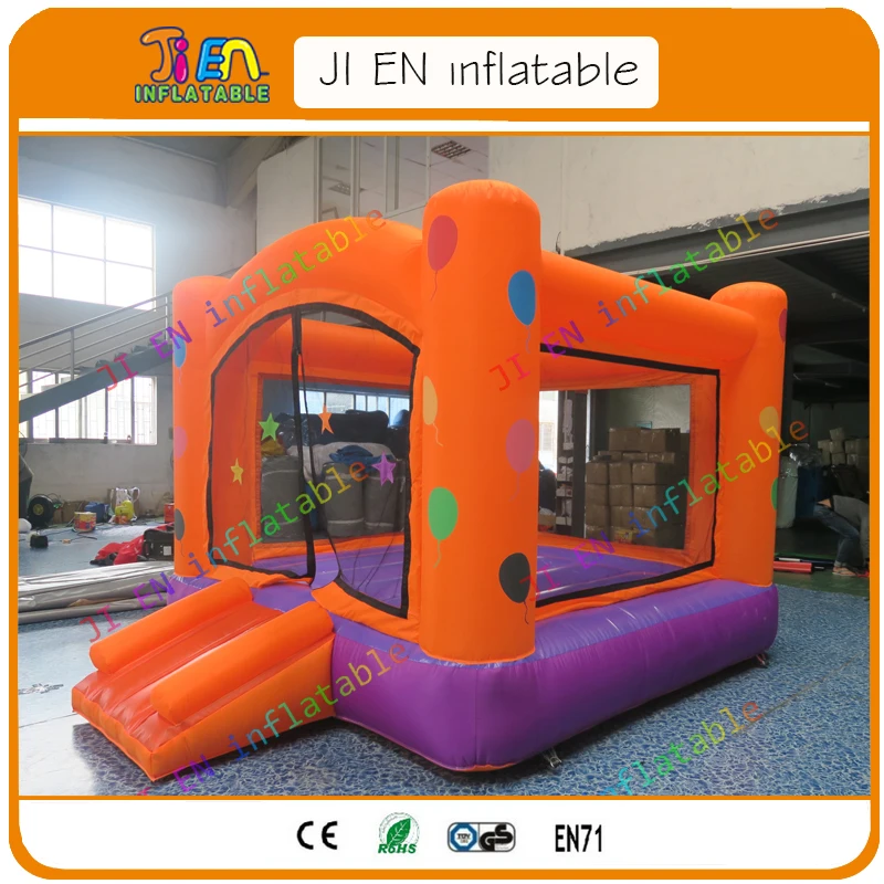 Free Shipping 4x3m Moonwalk Bounce House Inflatable Bouncer for Kids Residential Blow Up Bouncy Castle