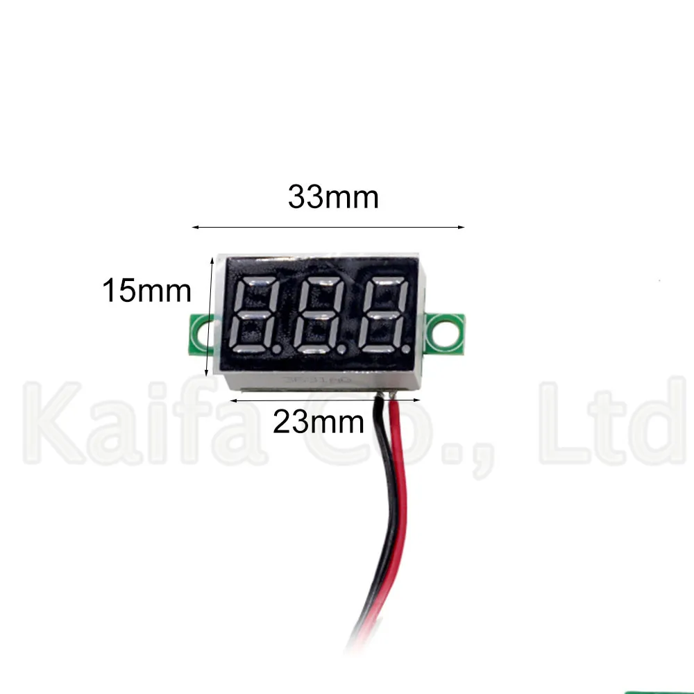 DIY Digitale LED Mini Display Module 0.36 "DC 2.7 v-32 v Voltmeter Spanningstester Panel Meter Gauge voor Motorfiets Auto