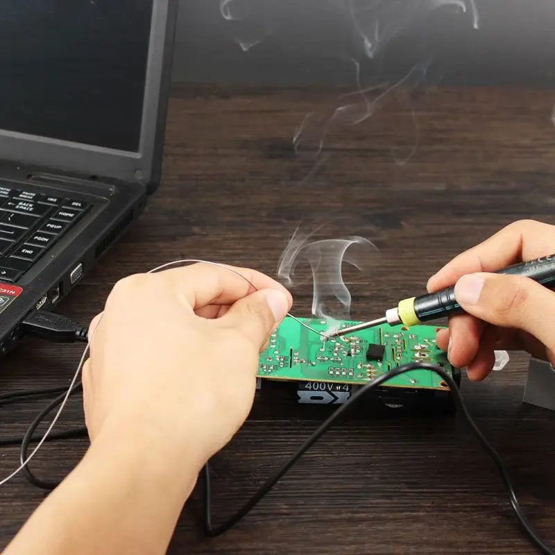 مصغرة USB سبيكة لحام كهربائي 5 فولت 8 واط محطة لحام مجموعات