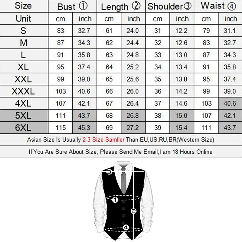 British Style Black Grey Male Fomal Business Waistcoat Big Size Double Breasted Suit Vest Men Plus Size 5XL 6XL