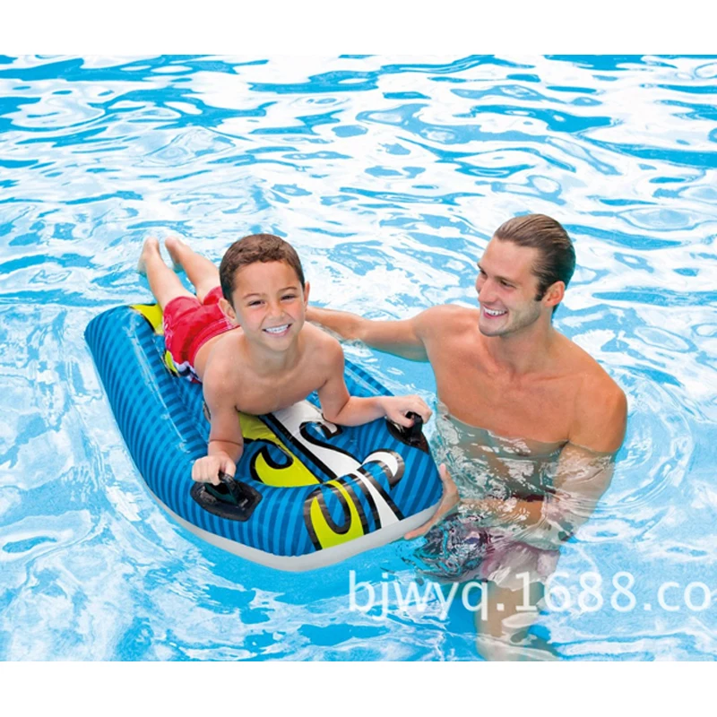 pvc toy 112*62CM inflatable big kickboard water board swimming pool water rider baby animal rider air mat mattress B39001