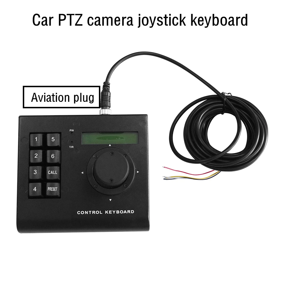 

3-Axis Mini Joystick Keyboard Controller RS485 Pan Tilt Zoom Control Car PTZ CCTV Camera DVR etc.