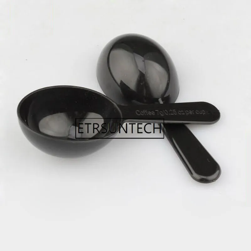 500pcs Plastic Coffee Measuring Spoon Convenient Coffee Bean Powder Scoop 7g Baking Spoons Powder Drinkware Tools