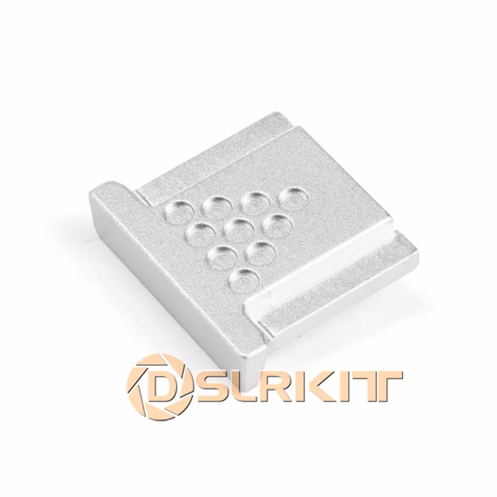 Cubierta de zapata de Metal plateado para cámara Sony A6500, A6300, A6000, A3000, A7RM2, A77M2, NEX-6