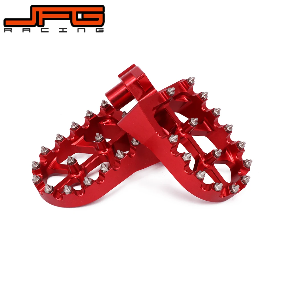 MX Foot Pegs Pedals Rests Footpeg For HONDA CR125 CR250 1995 1996 1997 1998 1999 CR500 1998- 2005 YZ125 YZ250 1997-1998 WR400