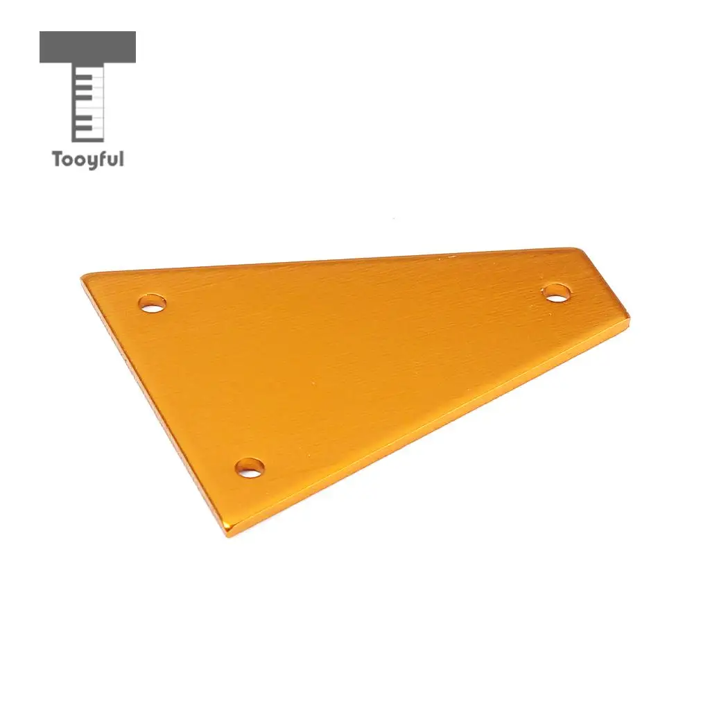 Tooyful High Quantity Blank Aluminum Alloy Family Guitar Truss Rod Cover Parts for Import Jackson Acoustic Electric Bass Guitar