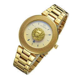 Montre-bracelet à quartz en acier inoxydable pour homme, montres étanches, horloge décontractée, cadeau de luxe, marque de mode supérieure