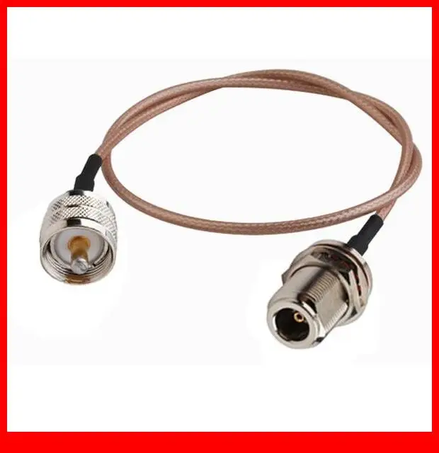 

10 шт. 30 см/50 см/100 см кабель перемычки RF N Женский к UHF коаксиальный кабель RG316