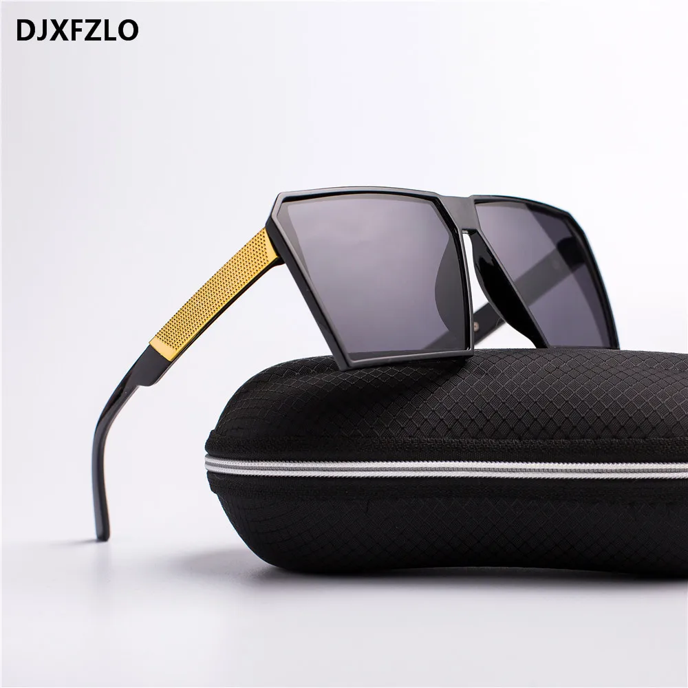 Square Oversized Sunglasses New Reflective Sunglasses Men Women Designer Luxury Fashion Lady Gafas Sun Glasses Oculos de sol