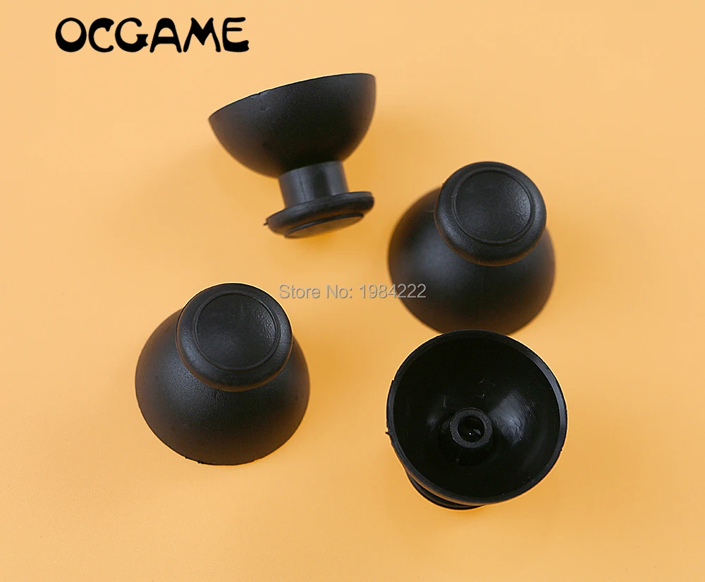 200pcs black Thumbstick Joystick Cap Mushroom Caps for Wii Nunchuck Controller Second Generation classic controller