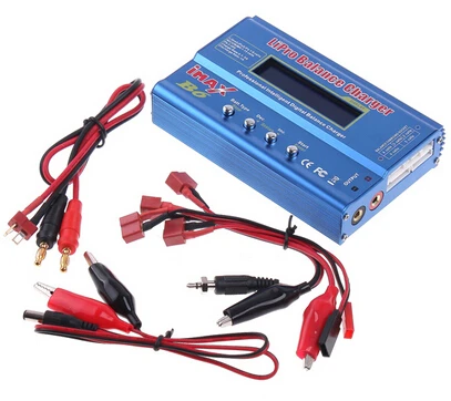 U-Angel-1988 IMAX B6 80W Batterie Ladegerät Lipo NiMh Li-Ion Ni-Cd Digitale Lipro Balance Ladegerät Entlader AC Power 12V 5A Adapter Für Rc Auto 7