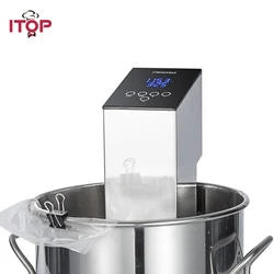 ITOP-Circulador de imersão impermeável e resistente, Fogão lento, Máquina de cozinhar, Sous Vide, 1100W, 2000W, 110V, 220V