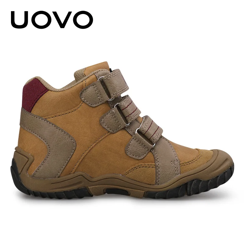 UOVO New Arrival Mid-Calf Boys Shoes Fashion Kids Sport Shoes Outdoor Children Casual Sneakers for Boys Size 26#-36#