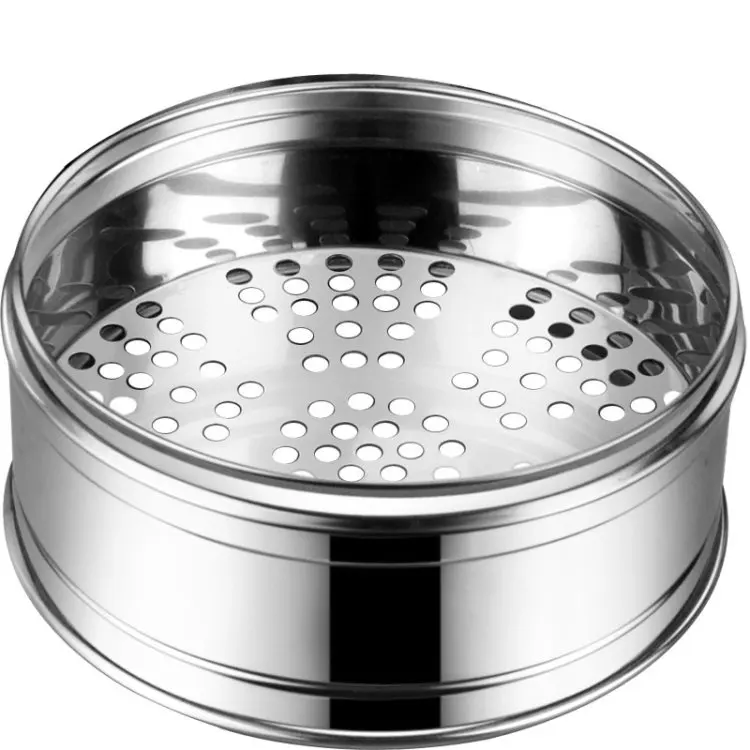 

Kitchen Appliances Tools Thick Non-magnetic Stainless Steel Steamer Steamer The Lid 22-30cm Cage Body 26cm