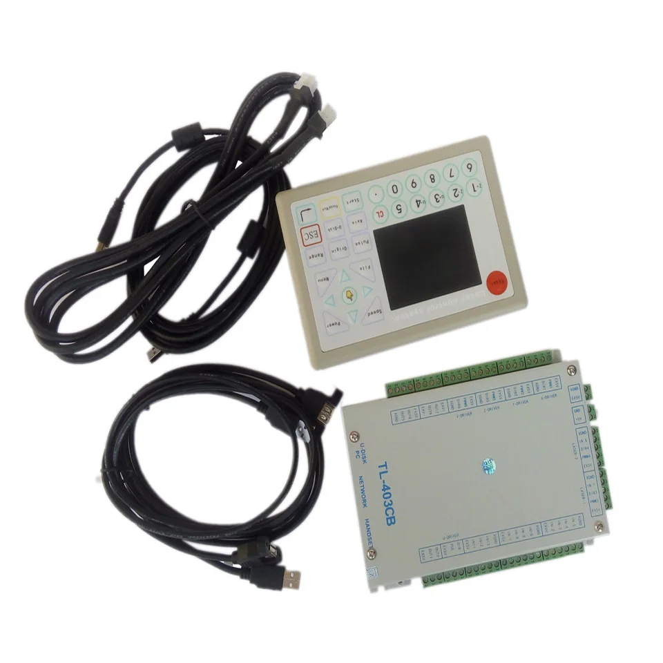 Topwisdom TL-403CB เปลี่ยนโดย TL-A4 Co2เลเซอร์ระบบควบคุมสำหรับเครื่องแกะสลักและตัดเลเซอร์