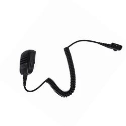 Altavoz impermeable con micrófono para walkie-talkie, altavoz portátil de hombro para Radio bidireccional, HYT, PD780, PD700, color negro