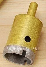 

35mm Luxury Diamond Core Drill Bits FREE shipping | 1.4'' marble Ceramic concrete brick drill heads | Golden color, very nice