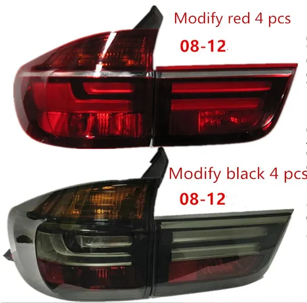 RQXR LED rear light + brake light + turn signal rear bumper light reflector for BMW X5 E70 3.0i 3.5i 4.5i 4.8ix 5.0ix 2006-2010