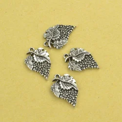 10 pcs Antique Silver Plated Zinc Alloy grape Charms Pendants for Jewelry Making DIY Handmade Craft K03