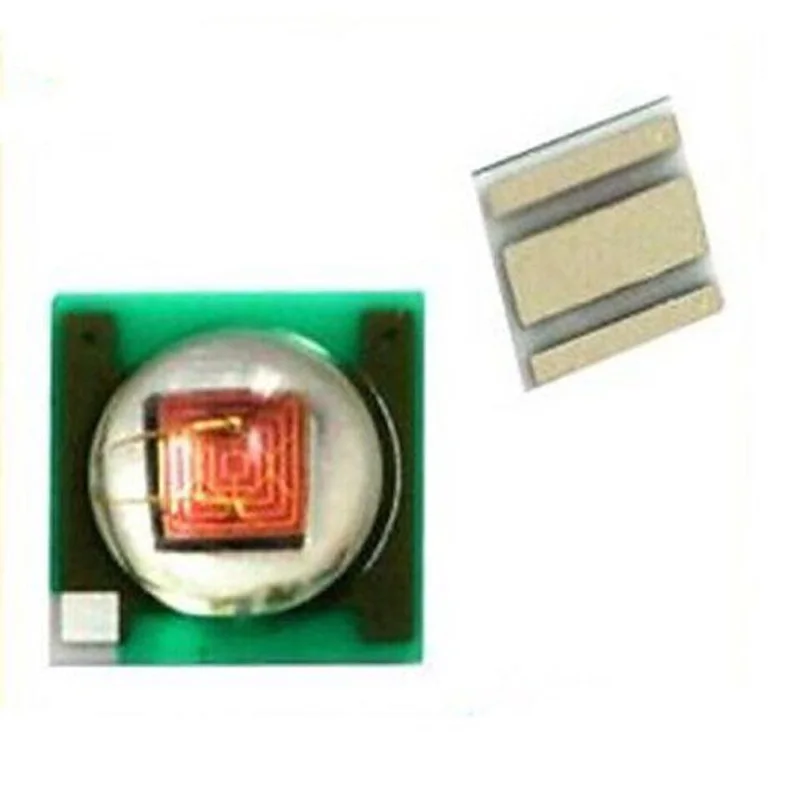 1000pcs 3535 SMD LED Red Lamp Bead 660NM 665NM 16mm 20mm Board Lighting Bulb Fiashlights