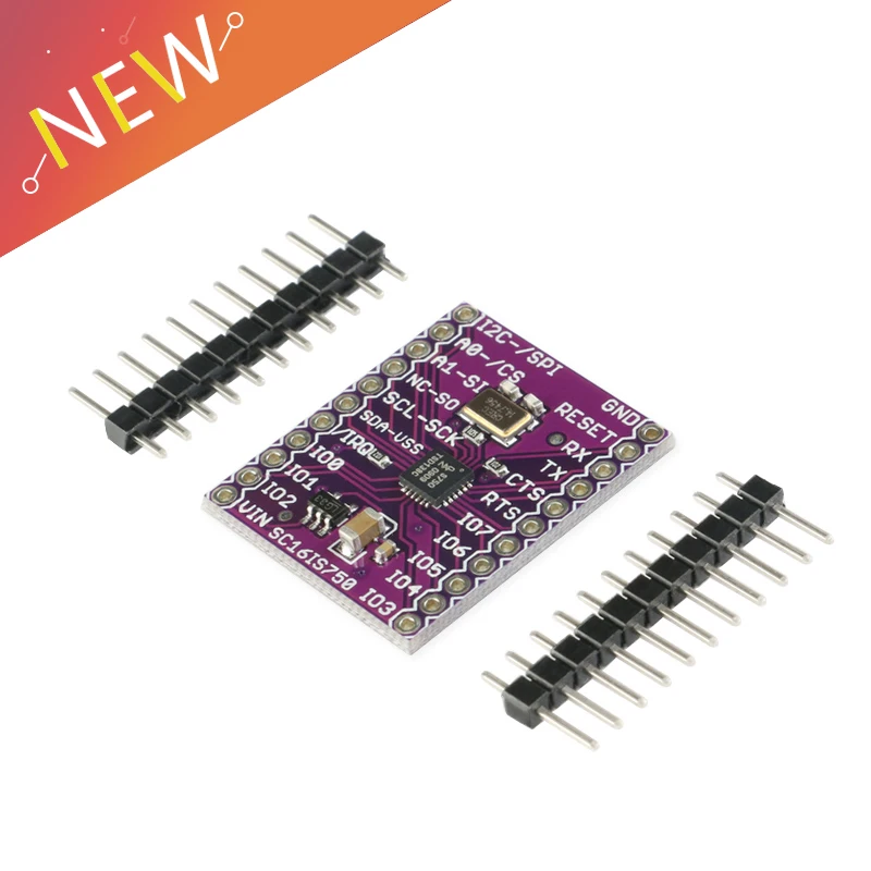 2 pcs/lot 750 SC16IS750 Single UART With I2C-Bus/SPI Interface For Industrial Control