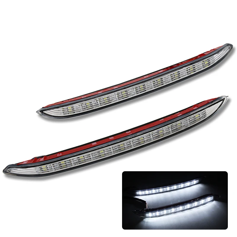 2Pcs/Pair LED Daytime Running Light DRL for KIA K2 2012 2013 2014 RIO DRL With Dimmed Function & Turning Signal Lights Day Light