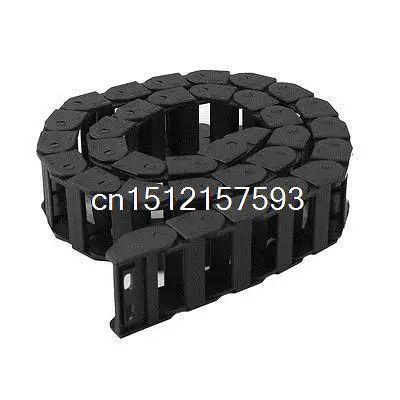 106cm Long Black Cable Wire Carrier Drag Chain Nested 18mm x 37mm